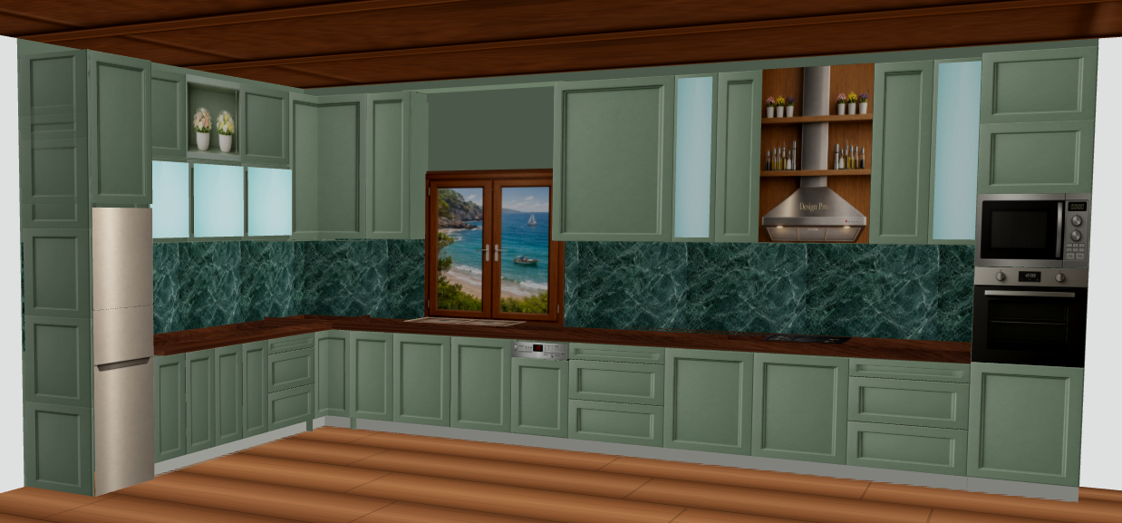 DesignPro: a real kitchen planner with 2D, 3D and technical tools